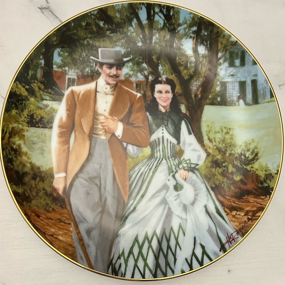 Gone With the Wind Golden Anniversary Series
“Home to Tara” plate